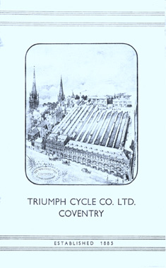 Page showing the Triumph works