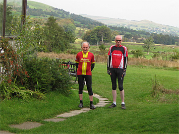 Mark and Melvyn Hirst at the Clarion House in Pendle Forest in September 2014