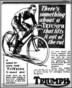 Advert from Coventry Evening Telegraph, 13 April 1934